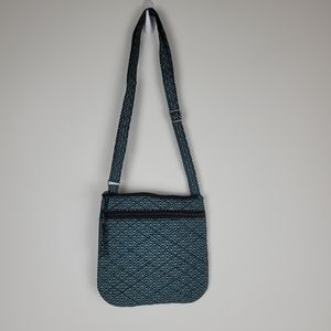 Kaddie & Libbie teal quilted crossbody purse